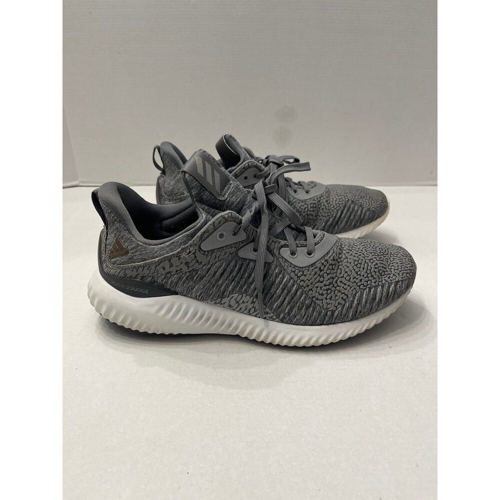 Adidas Men’s Alphabounce Athletic Running Shoes Gray Size 7